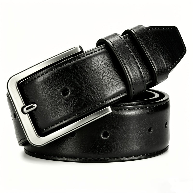 Ceinture à Boucle Classique en Cuir pour Homme Hilaire — visuel 1