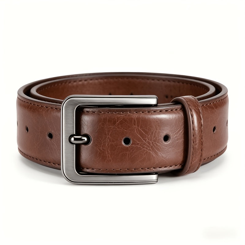 Ceinture à Boucle Classique en Cuir pour Homme Hilaire — visuel 2