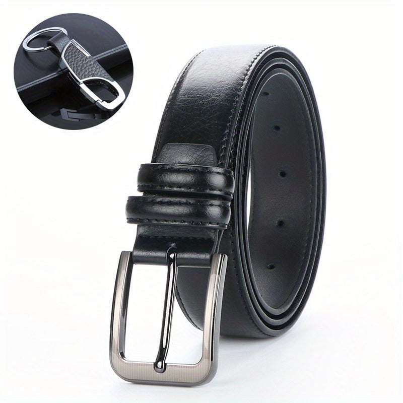 Ceinture à Boucle Classique en Cuir pour Homme Jacques — visuel 1