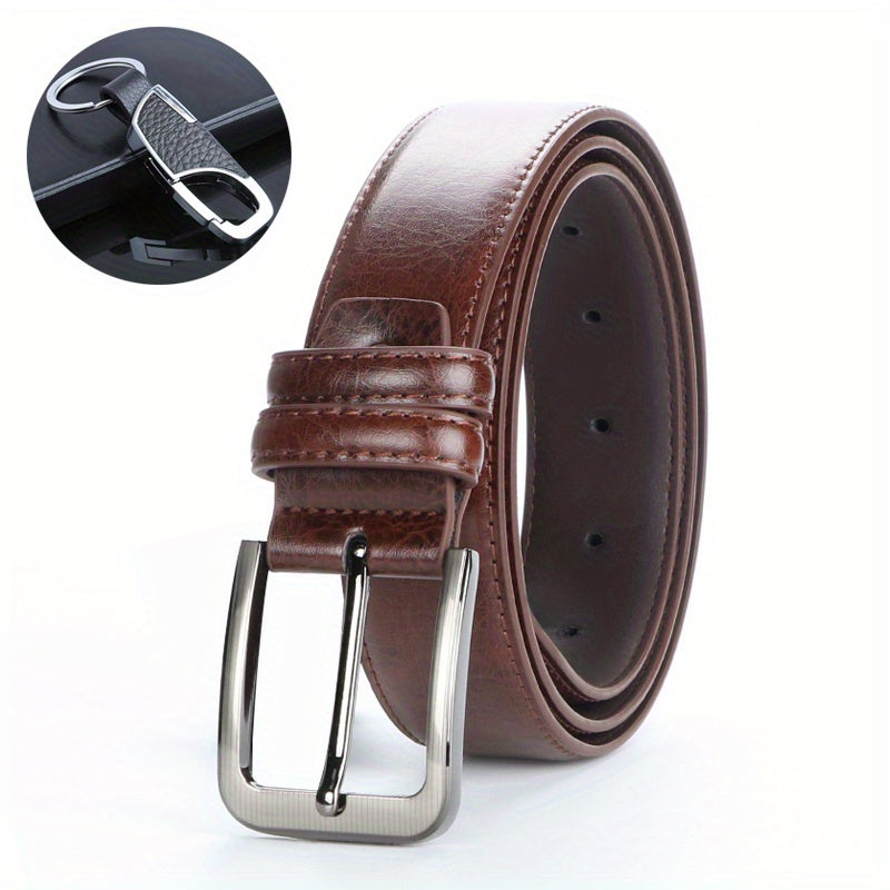 Ceinture à Boucle Classique en Cuir pour Homme Jacques — visuel 2