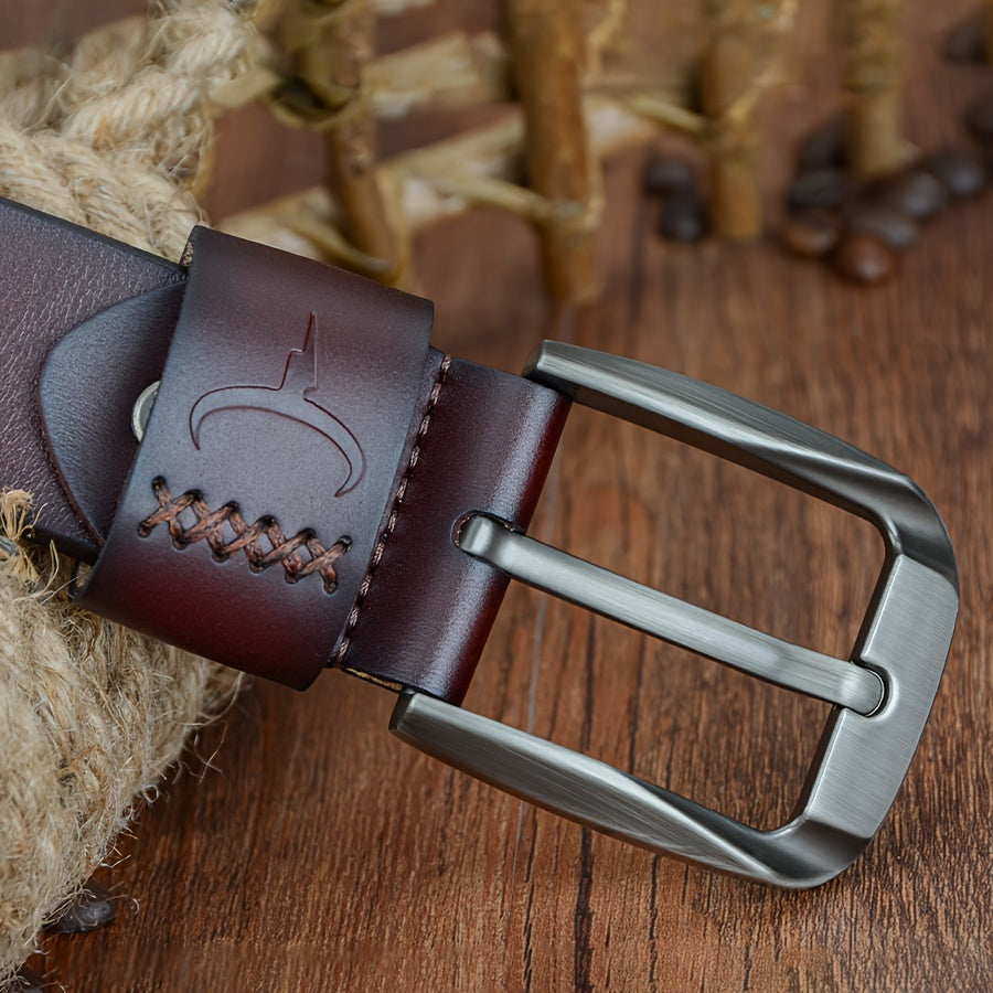 Ceinture à Boucle Classique en Cuir pour Homme Kilian — visuel 12