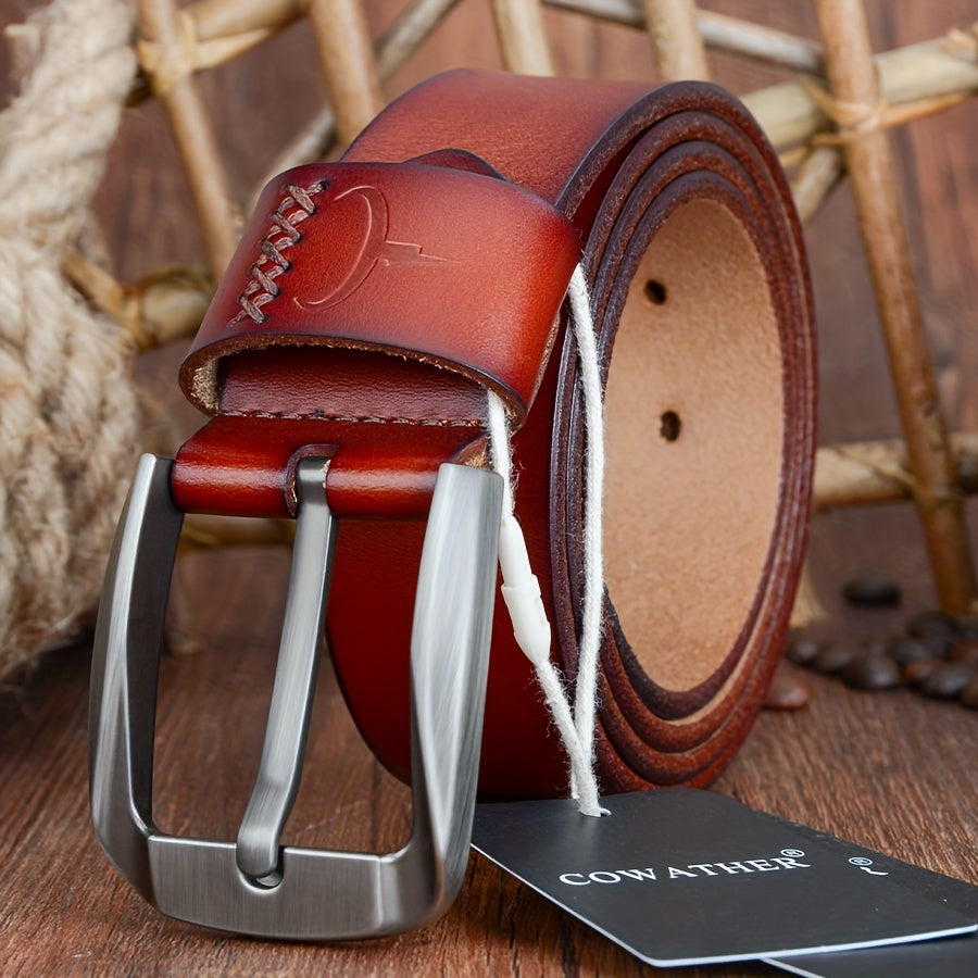 Ceinture à Boucle Classique en Cuir pour Homme Kilian — visuel 13