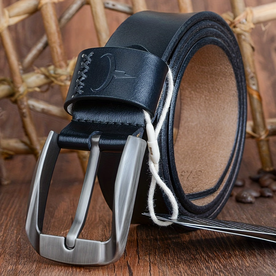Ceinture à Boucle Classique en Cuir pour Homme Kilian — visuel 7