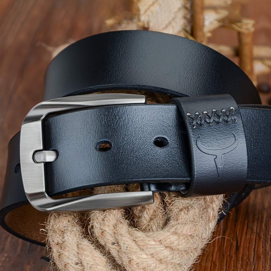 Ceinture à Boucle Classique en Cuir pour Homme Kilian — visuel 8