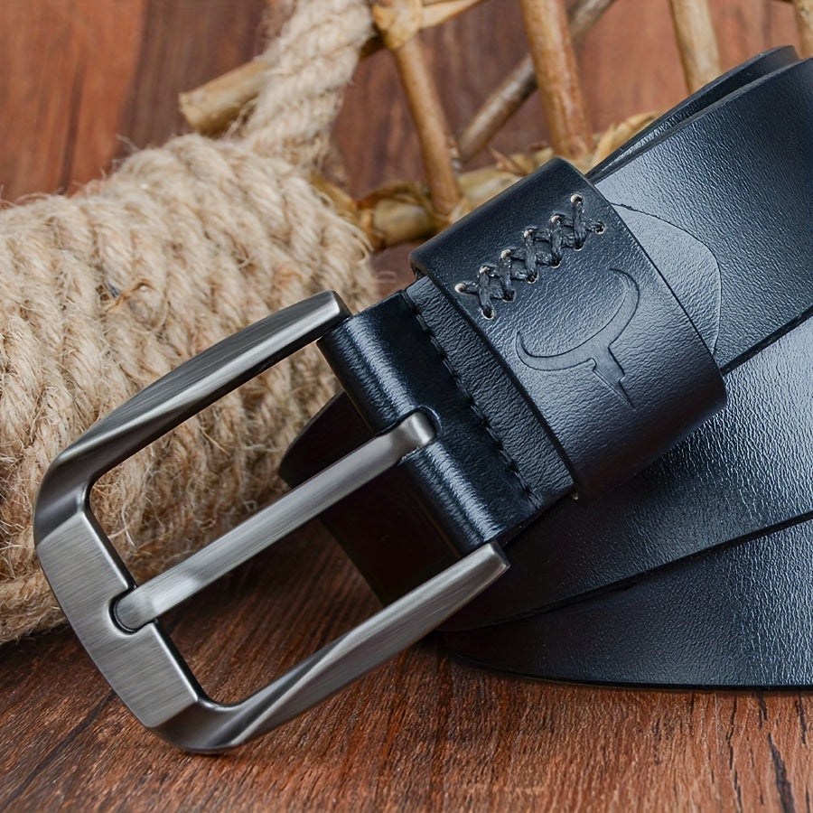Ceinture à Boucle Classique en Cuir pour Homme Kilian — visuel 9