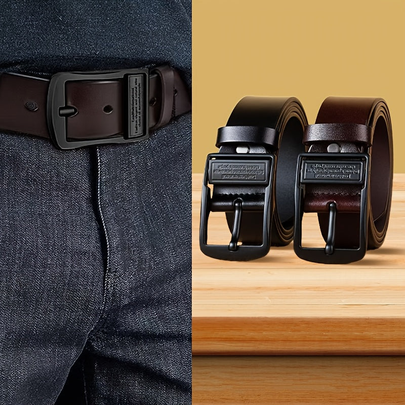 Ceinture à Boucle Classique en Cuir pour Homme Maxence — visuel 6