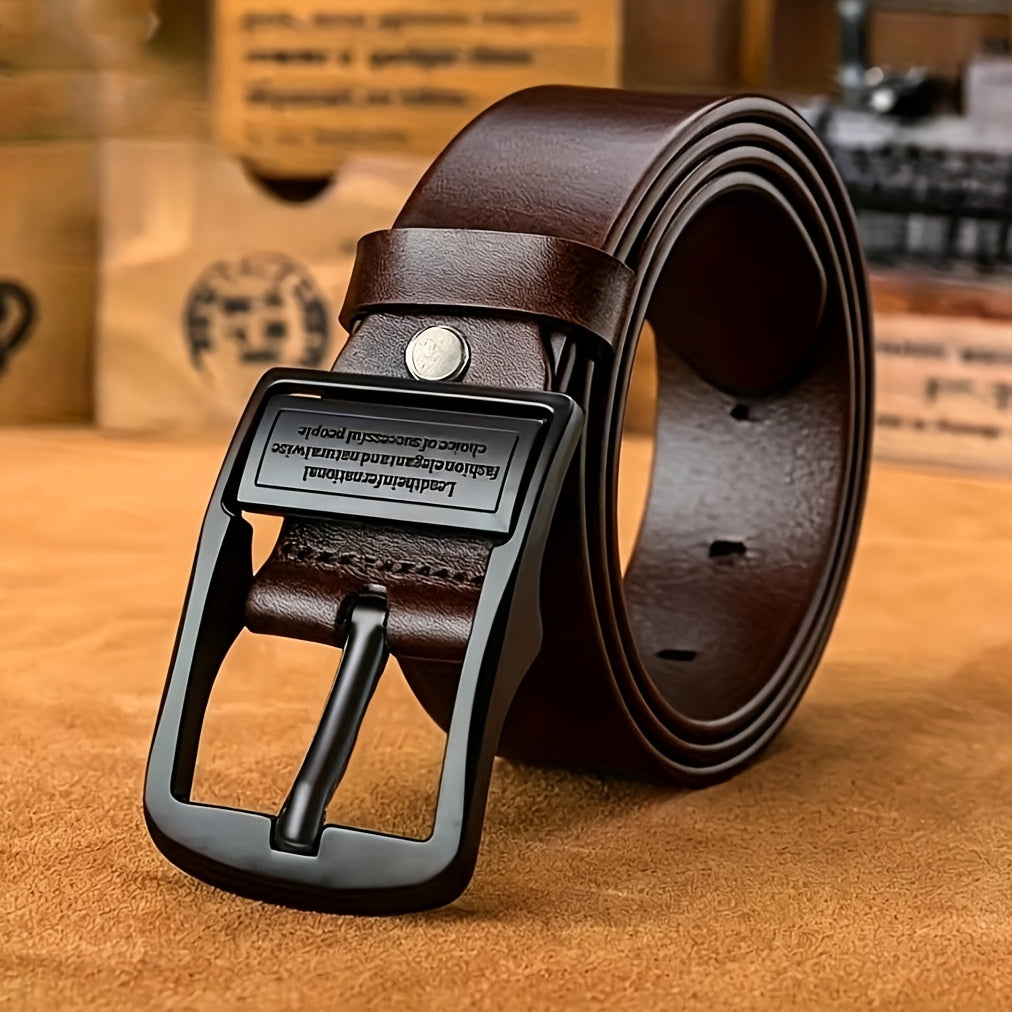 Ceinture à Boucle Classique en Cuir pour Homme Maxence — visuel 8