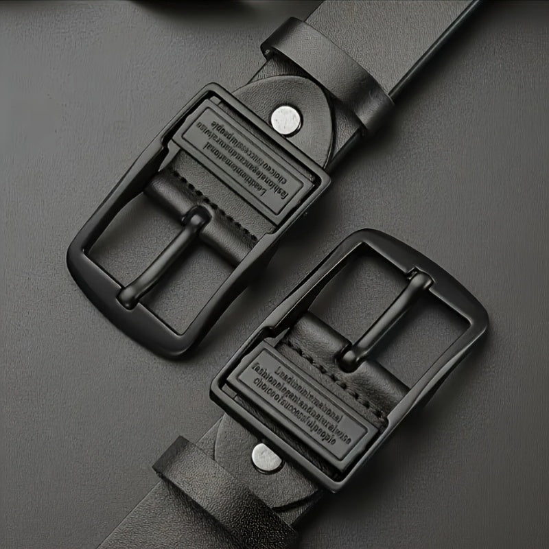 Ceinture à Boucle Classique en Cuir pour Homme Maxence — visuel 9