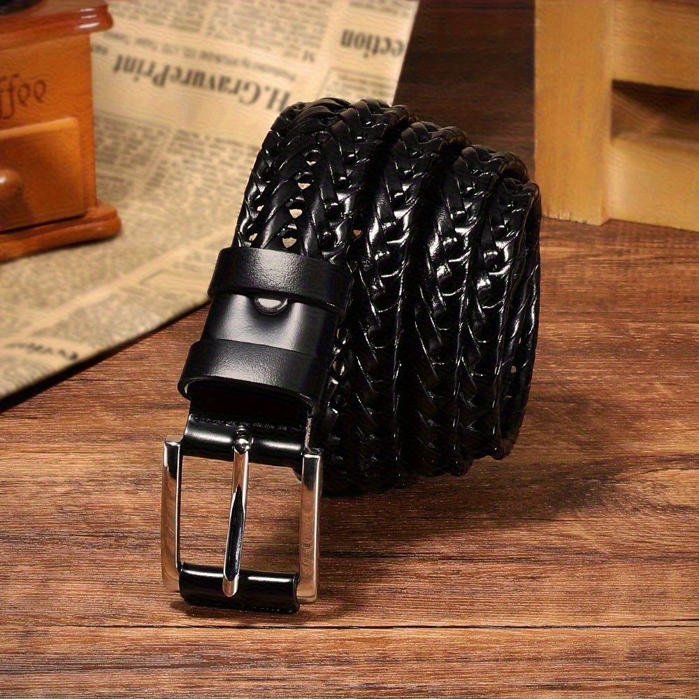 Ceinture à Boucle Classique en Cuir pour Homme Serge — visuel 1