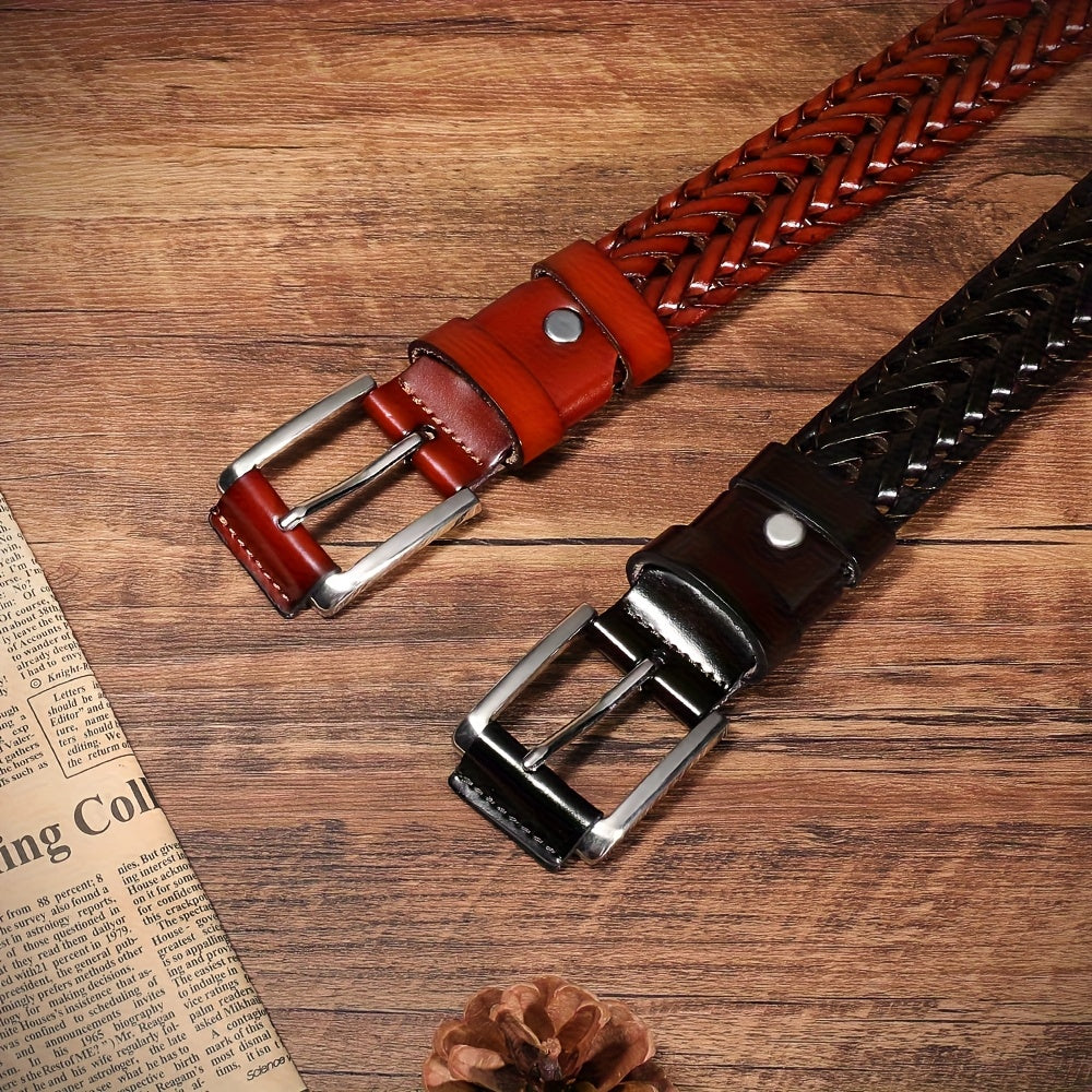 Ceinture à Boucle Classique en Cuir pour Homme Serge — visuel 12