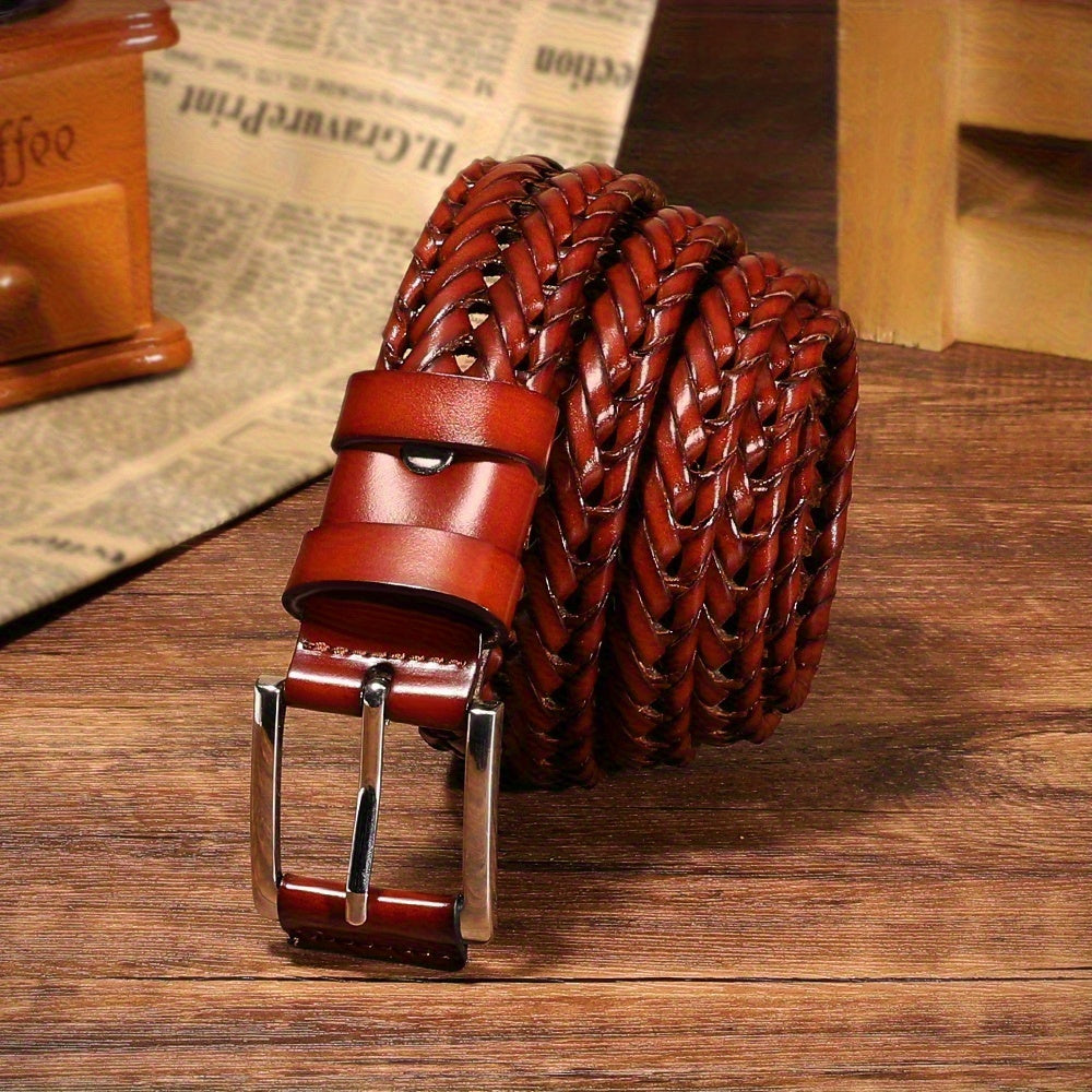 Ceinture à Boucle Classique en Cuir pour Homme Serge — visuel 2