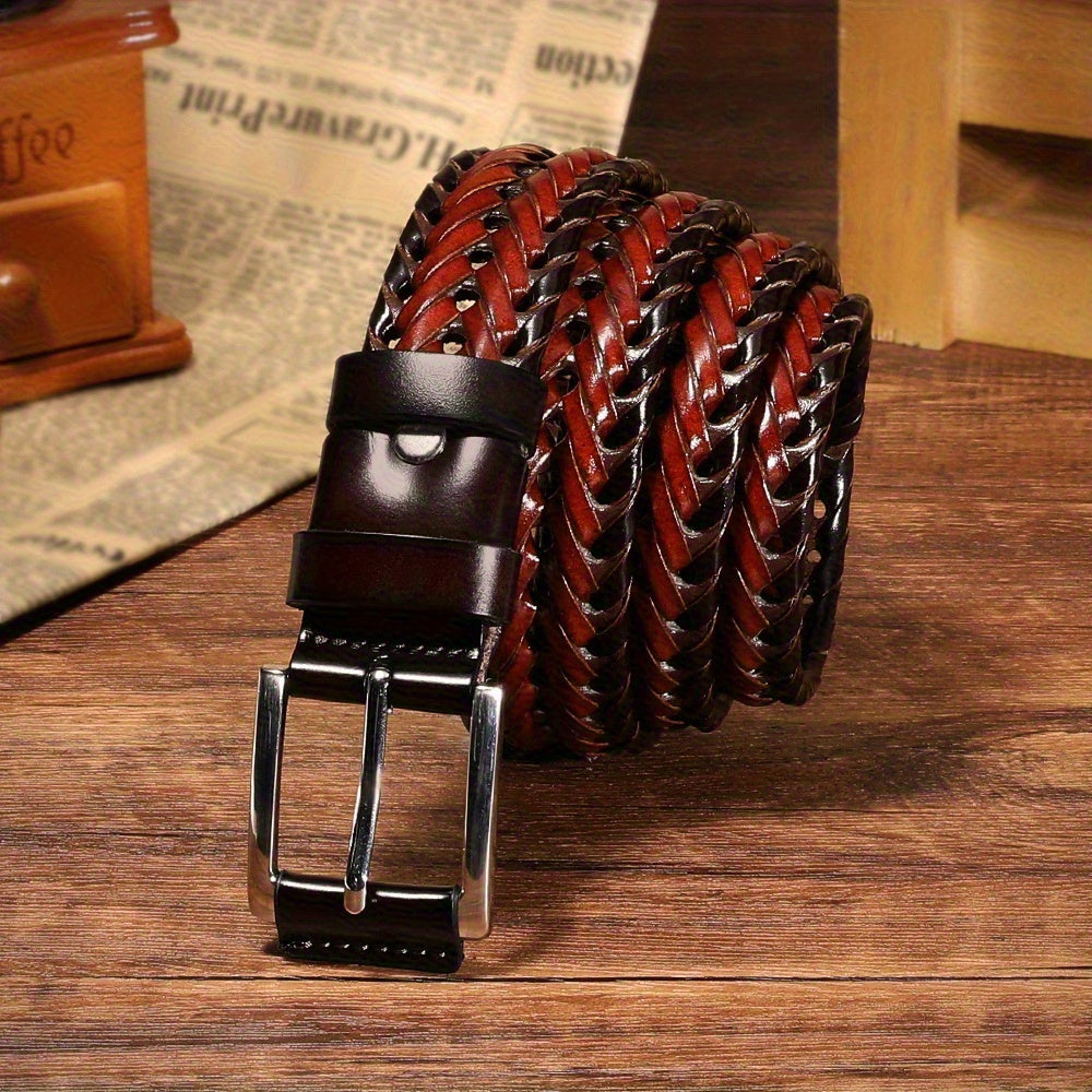 Ceinture à Boucle Classique en Cuir pour Homme Serge — visuel 3