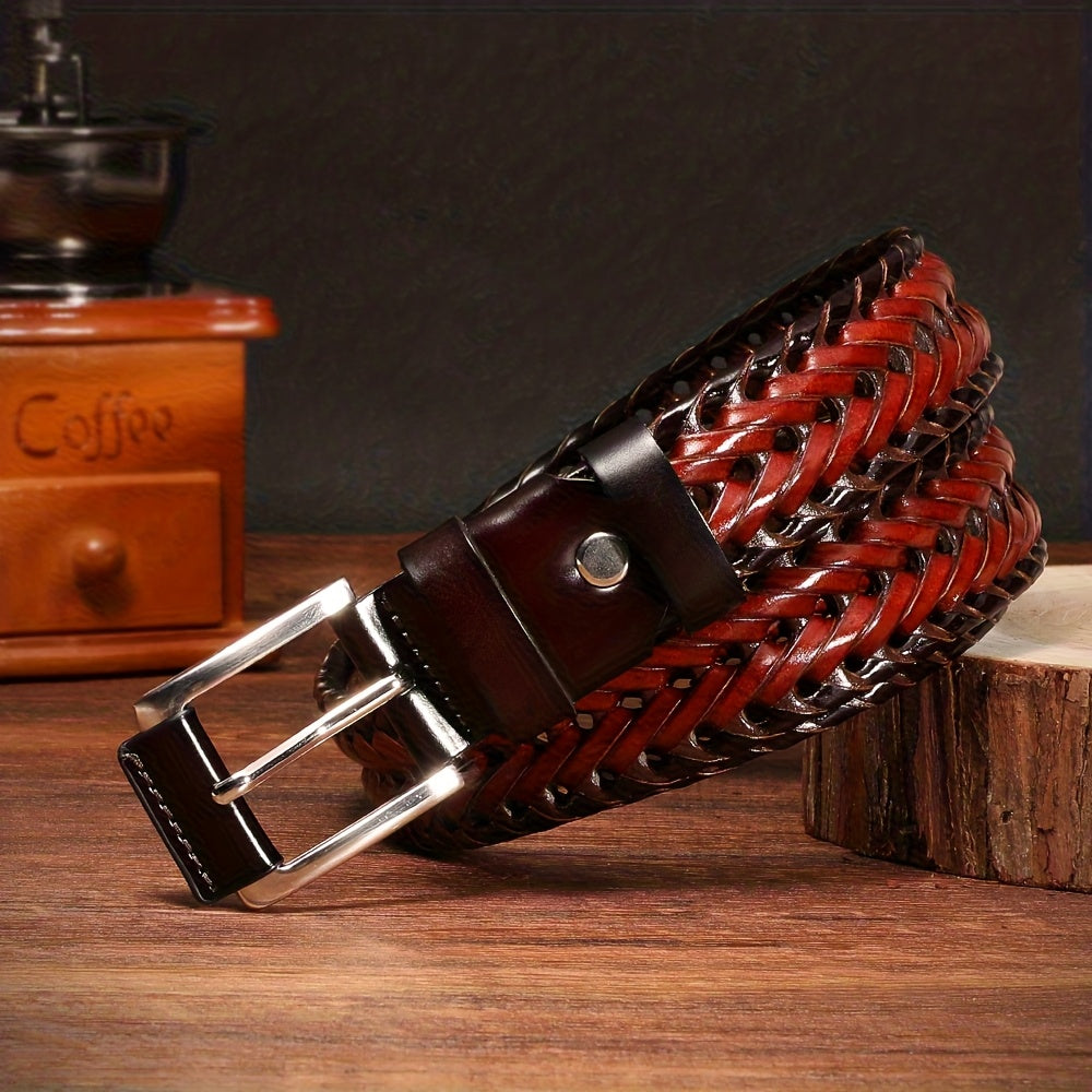 Ceinture à Boucle Classique en Cuir pour Homme Serge — visuel 8