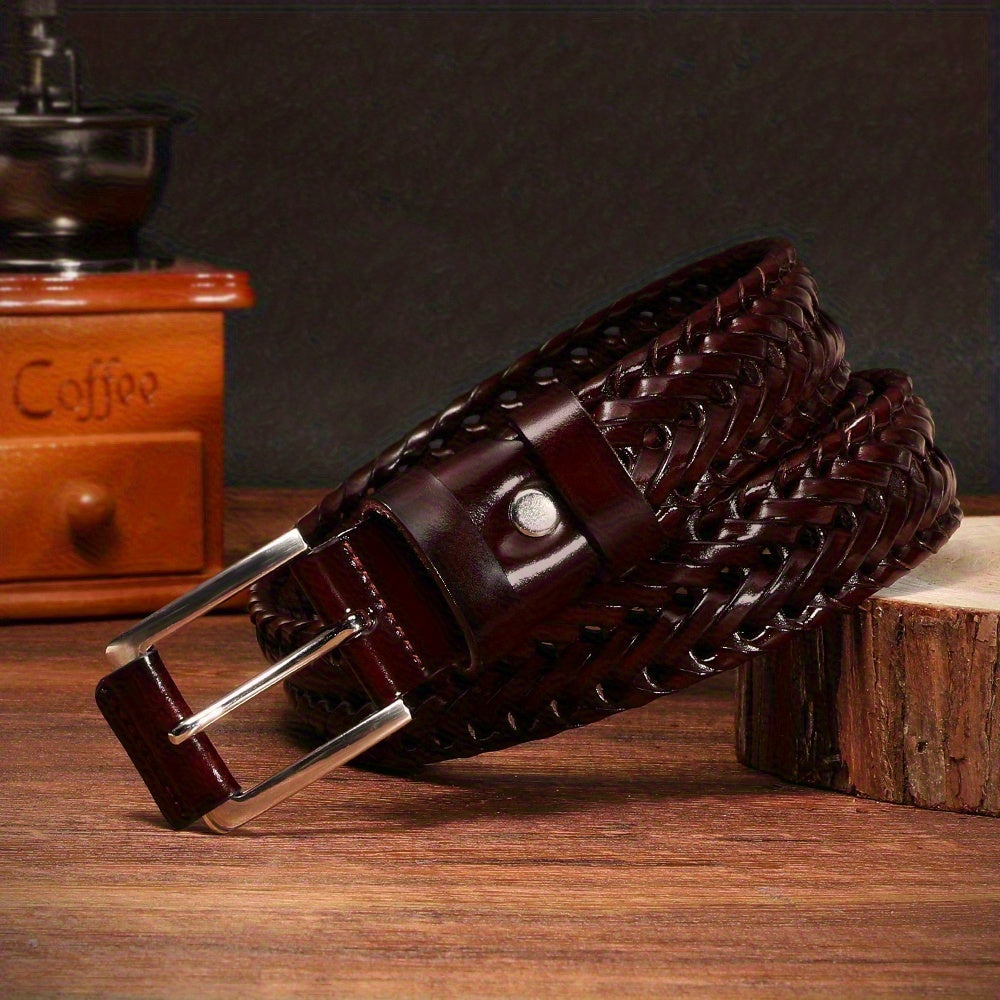 Ceinture à Boucle Classique en Cuir pour Homme Serge — visuel 9