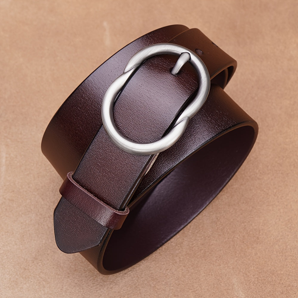 Ceinture à Boucle Classique en Cuir pour Homme Thibault — visuel 5