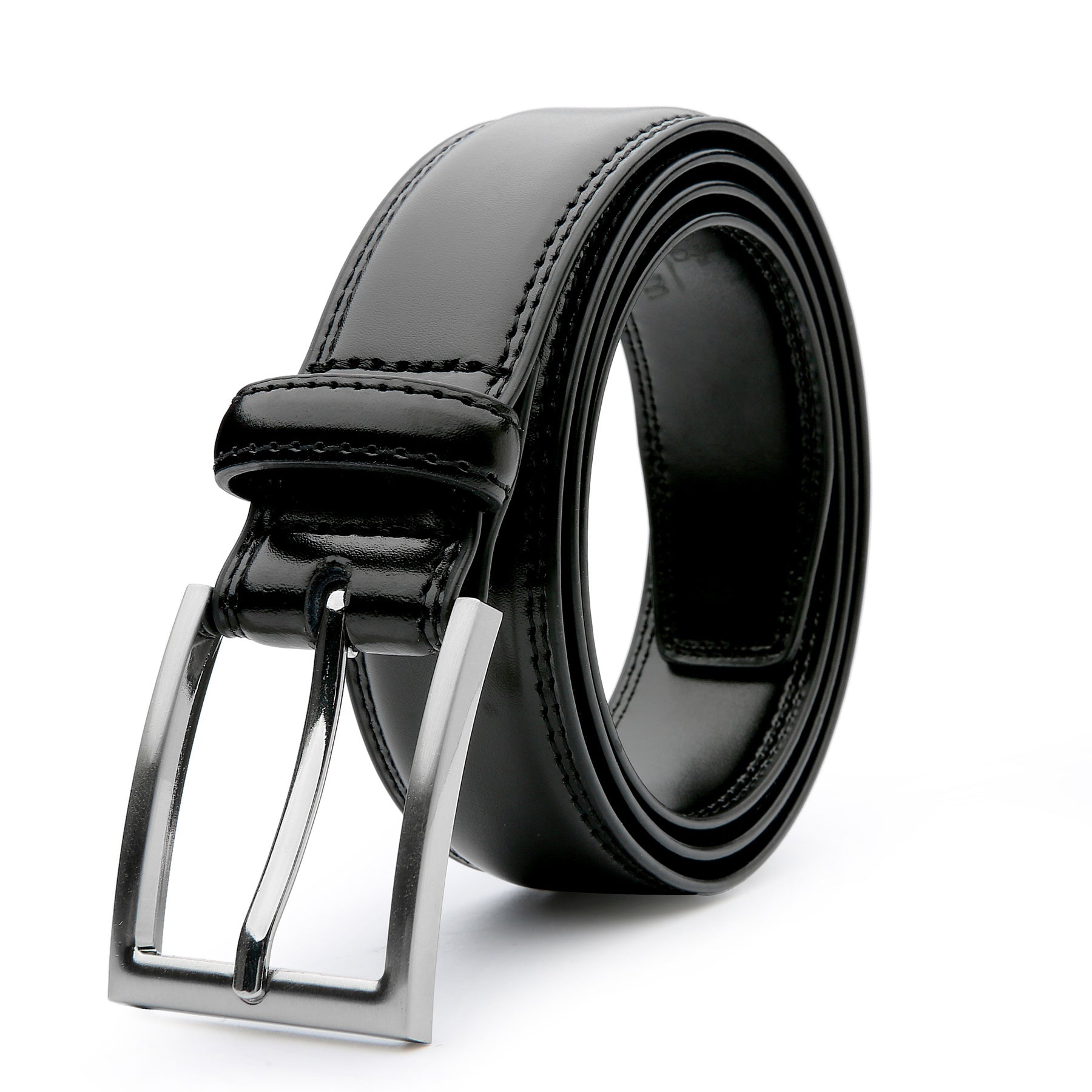 Ceinture à Boucle Classique en Cuir pour Homme Xavier — visuel 2