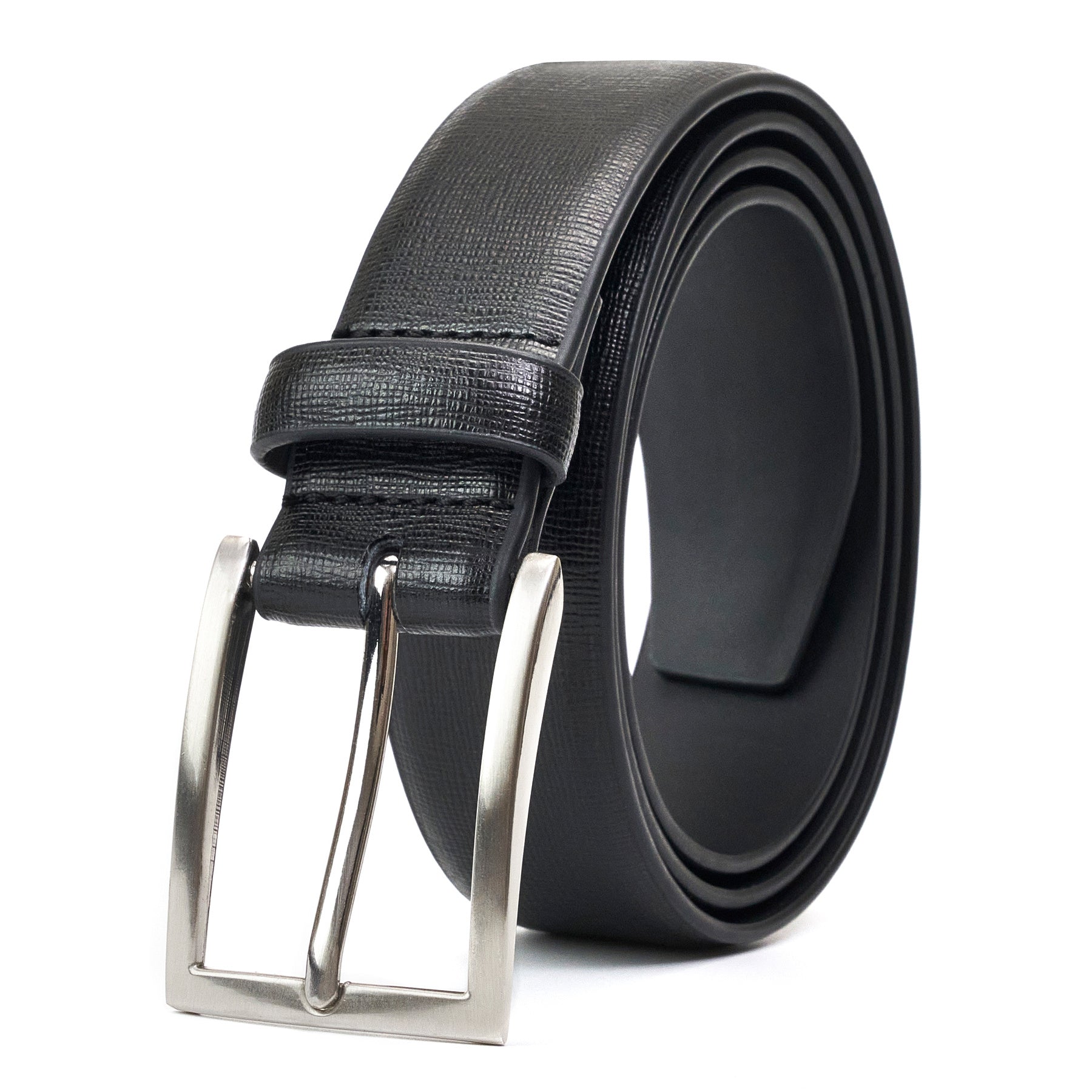 Ceinture à Boucle Classique en Cuir pour Homme Xavier — visuel 4