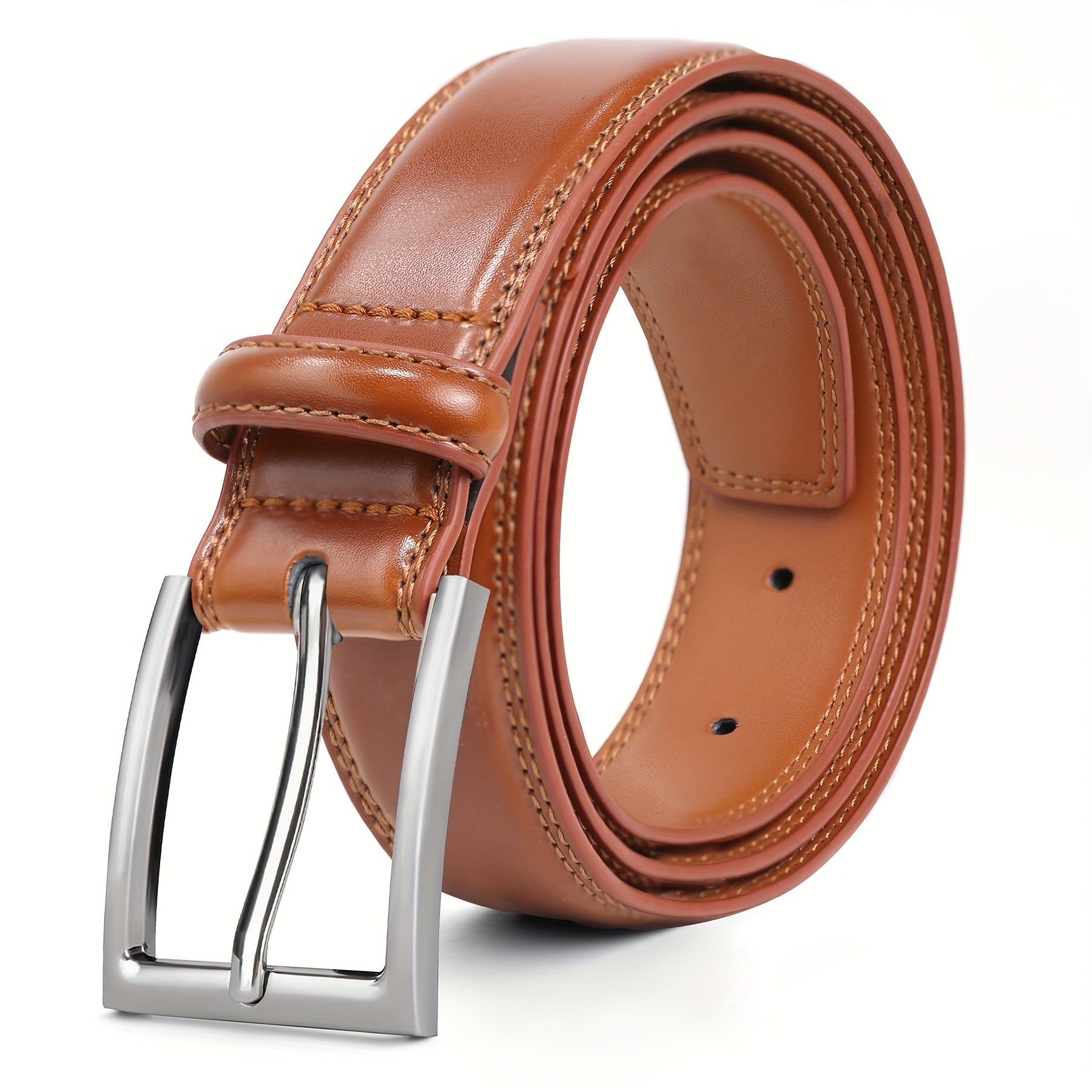 Ceinture à Boucle Classique en Cuir pour Homme Xavier — visuel 5