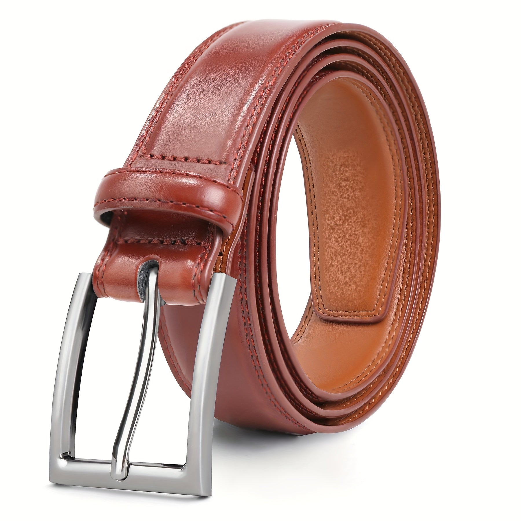 Ceinture à Boucle Classique en Cuir pour Homme Xavier — visuel 6