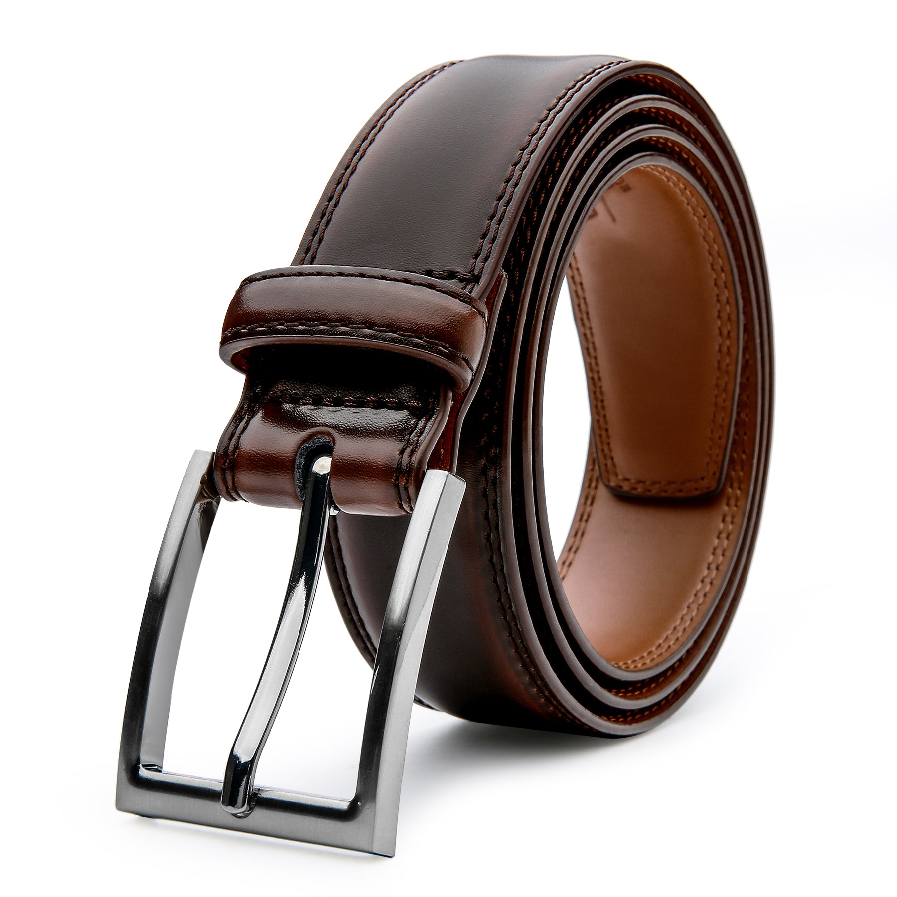 Ceinture à Boucle Classique en Cuir pour Homme Xavier — visuel 7