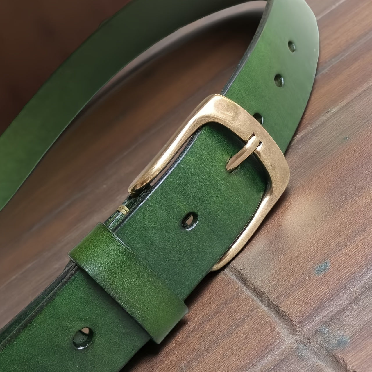 Ceinture à Boucle Classique en Cuir pour Homme Yvon — visuel 5