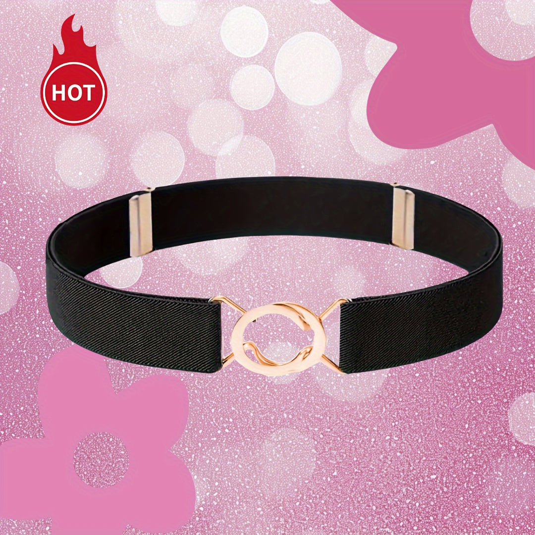 Ceinture à Boucle Classique Élastique pour Femme Assise — visuel 1