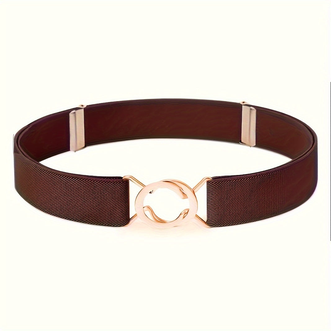 Ceinture à Boucle Classique Élastique pour Femme Assise — visuel 10