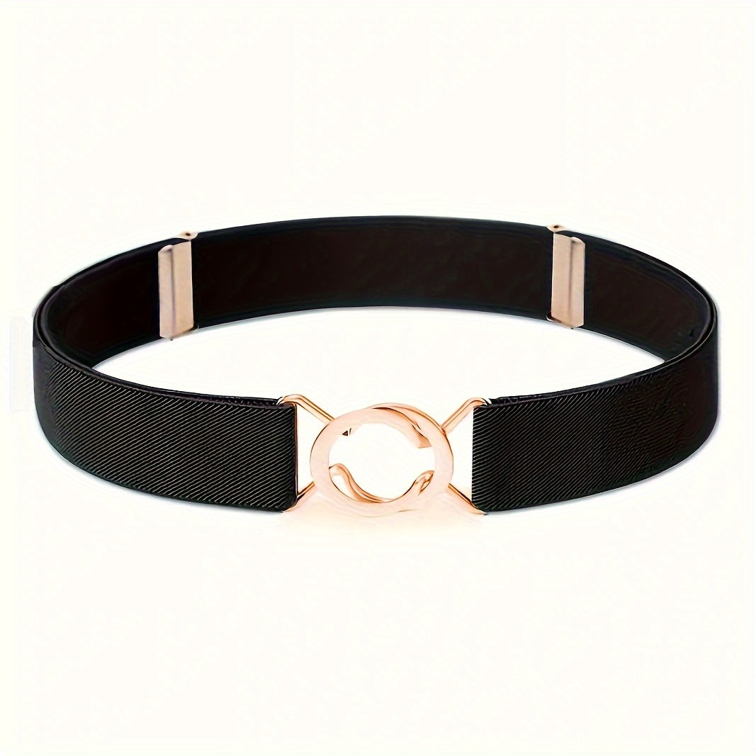 Ceinture à Boucle Classique Élastique pour Femme Assise — visuel 13