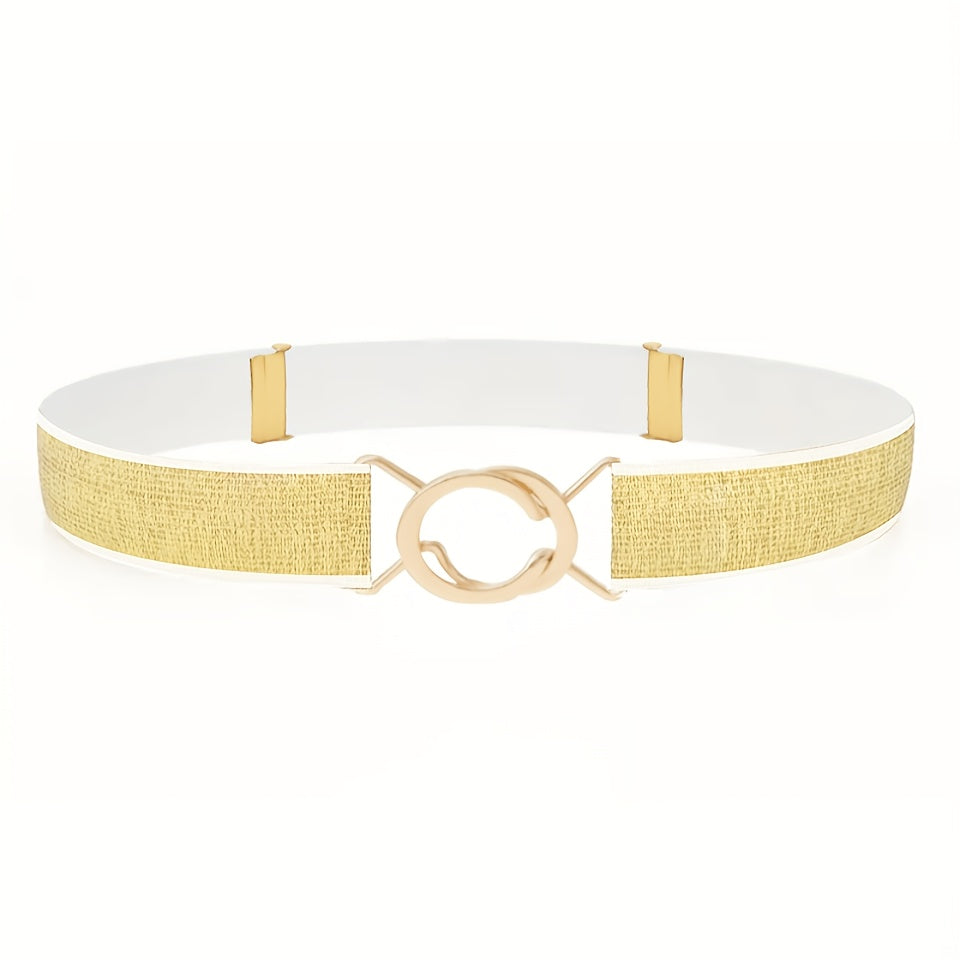 Ceinture à Boucle Classique Élastique pour Femme Assise — visuel 2