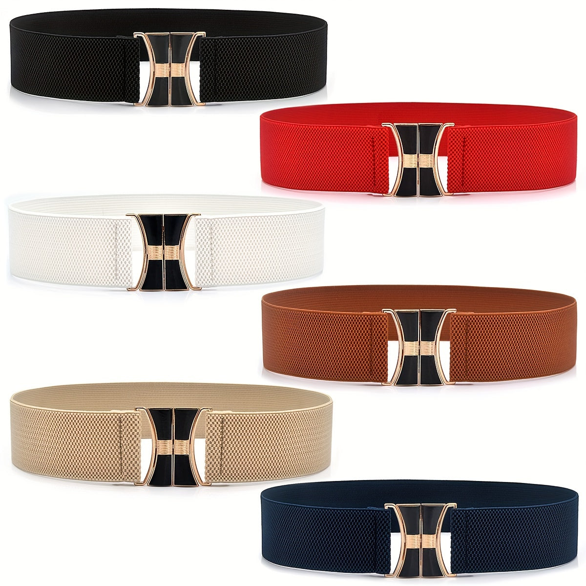 Ceinture à Boucle Classique Élastique pour Femme Chiavari — visuel 1