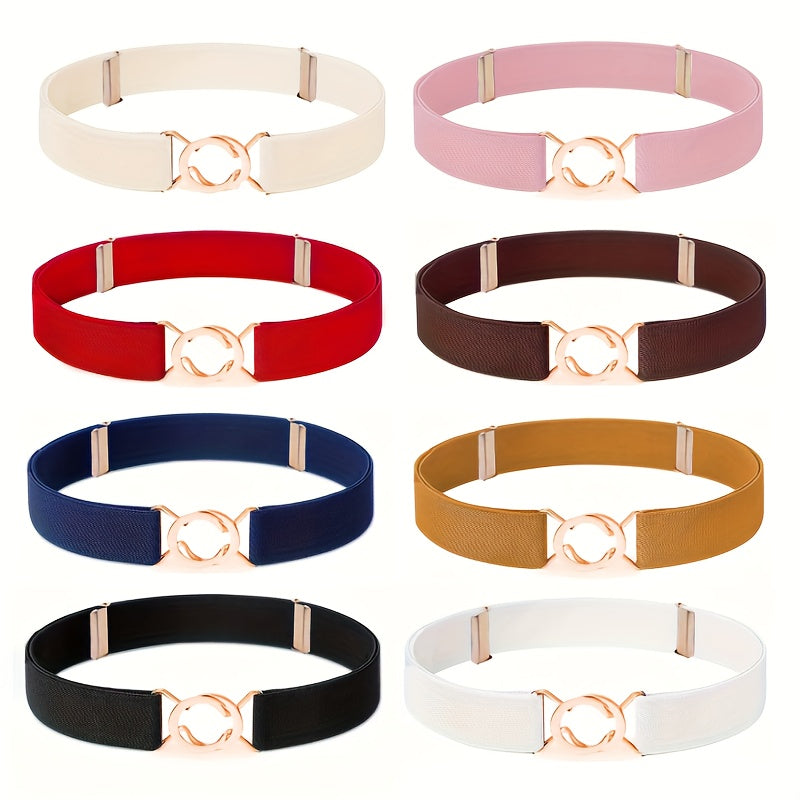 Ceinture à Boucle Classique Élastique pour Femme Sophie — visuel 1