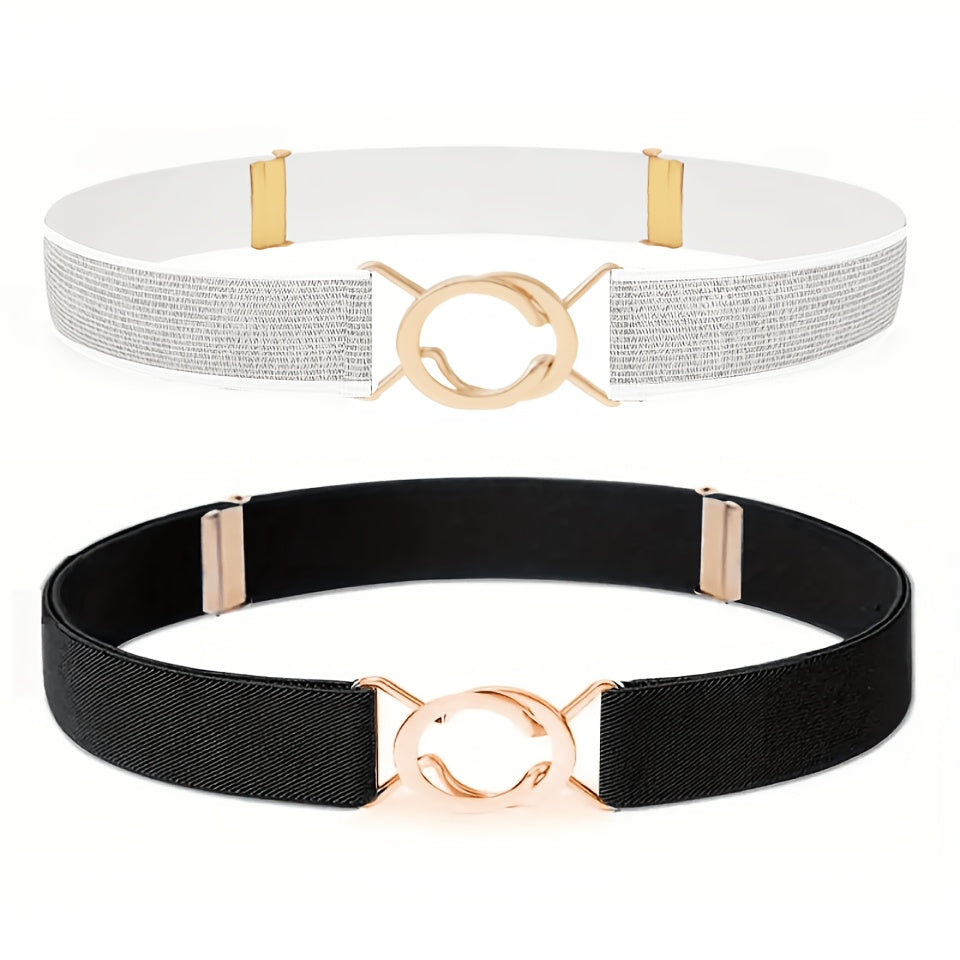 Ceinture à Boucle Classique Élastique pour Femme Sophie — visuel 4