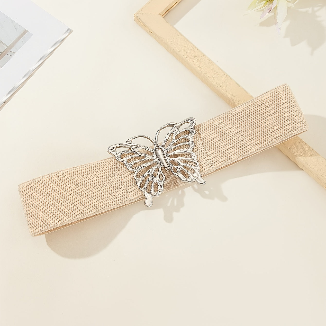 Ceinture à Boucle Classique Élastique pour Femme Urbino — visuel 6