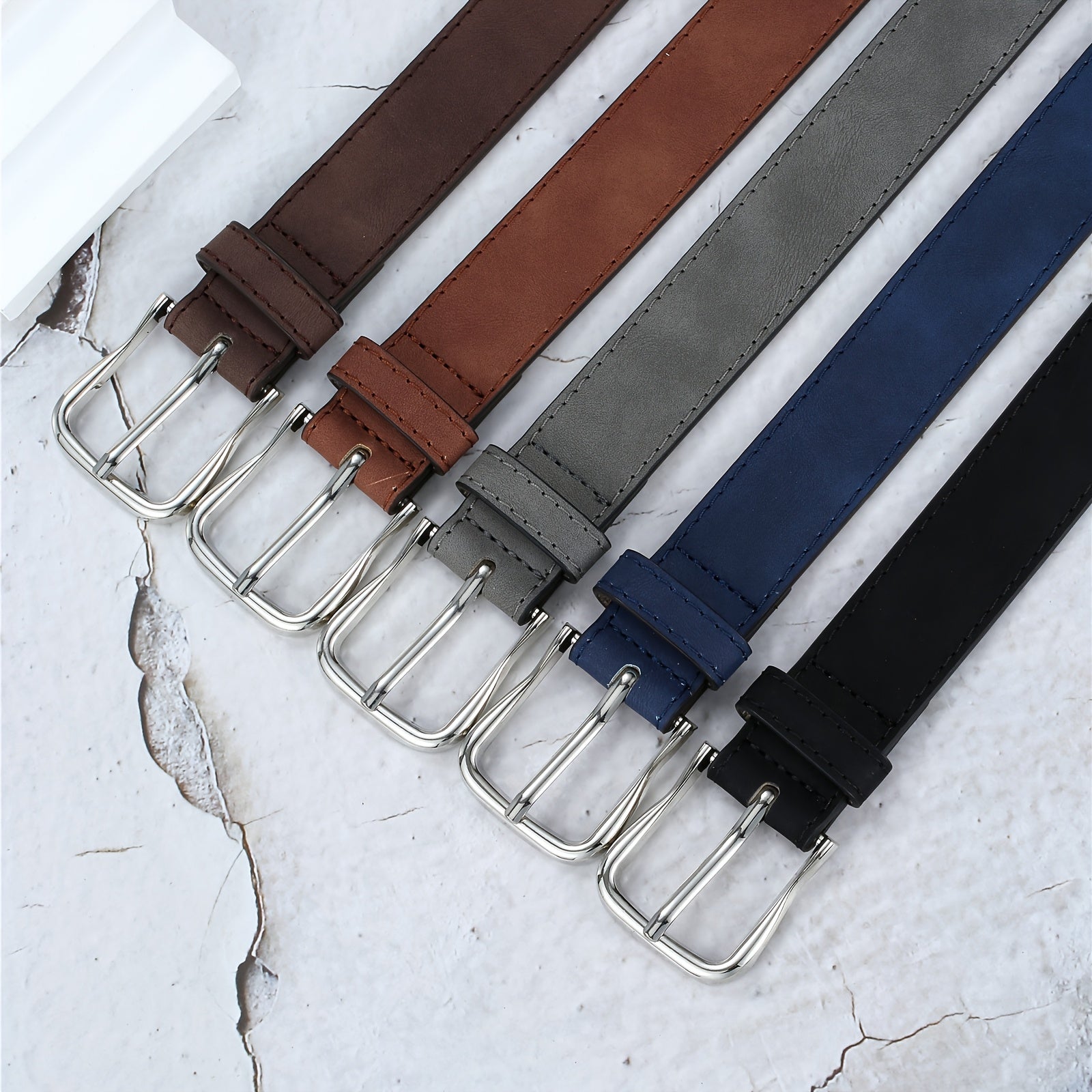 Ceinture à Boucle Classique Élastique pour Homme Silvère — visuel 8