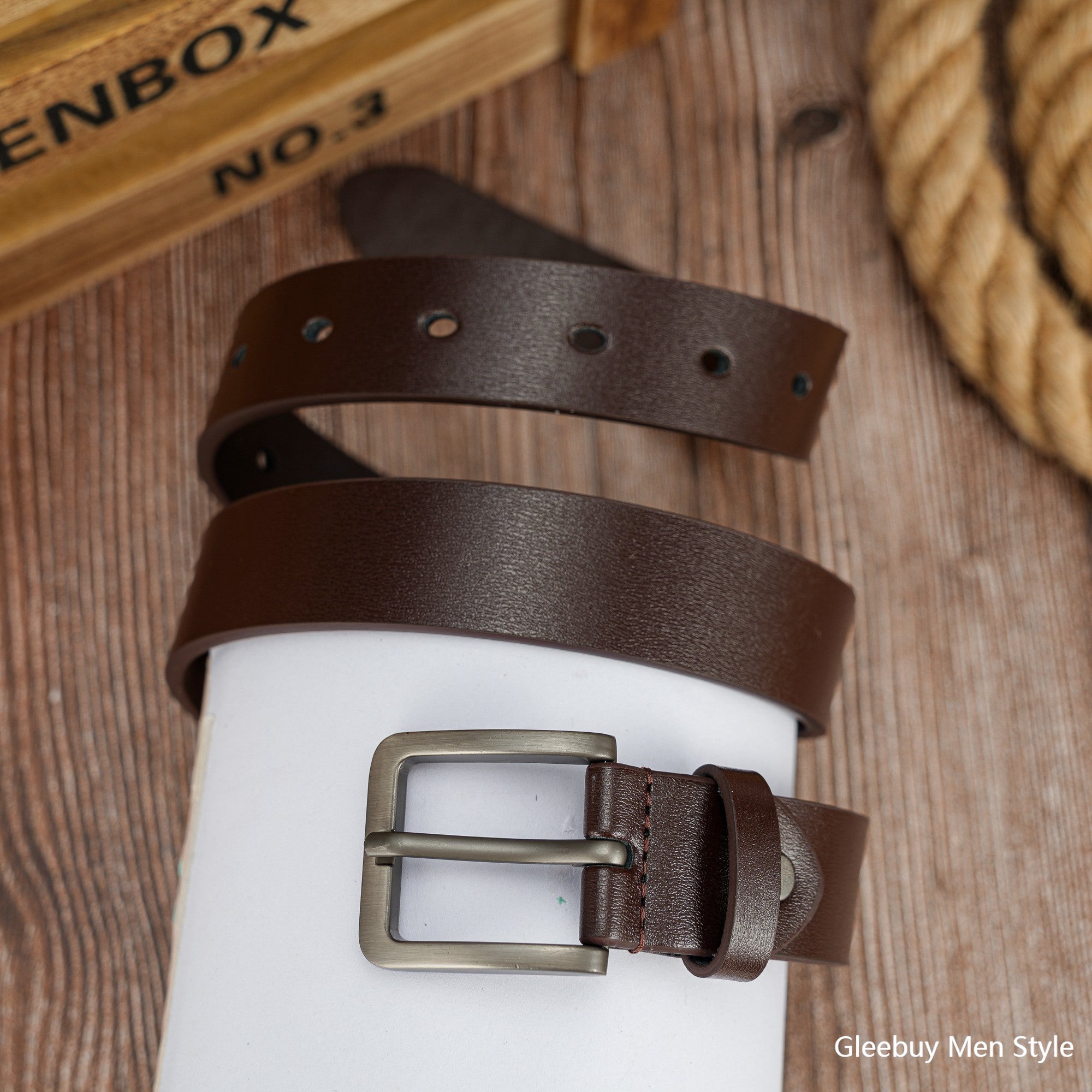 Ceinture à Boucle Classique en Simili Cuir pour Femme Aude — visuel 1