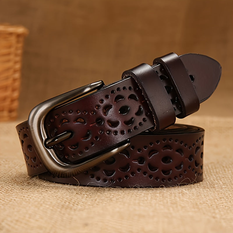 Ceinture à Boucle Classique en Simili Cuir pour Femme Augustine — visuel 5