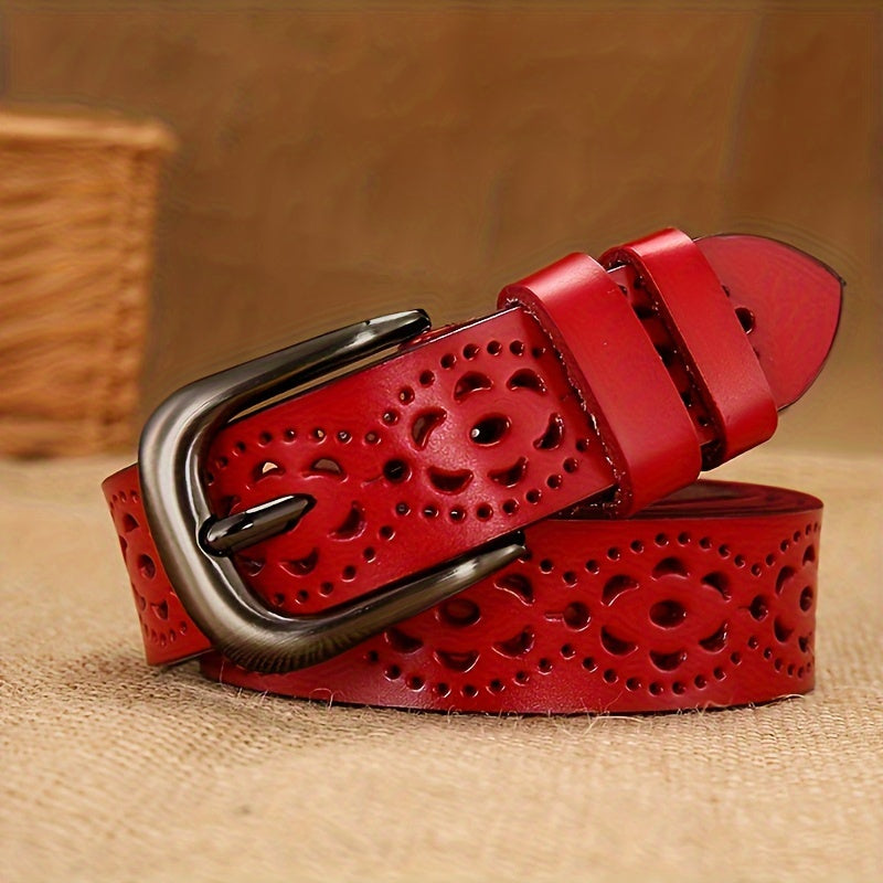 Ceinture à Boucle Classique en Simili Cuir pour Femme Augustine — visuel 7