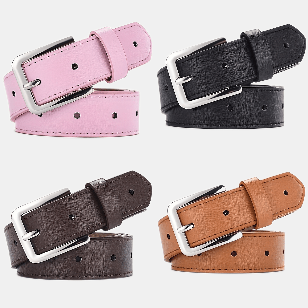 Ceinture à Boucle Classique en Simili Cuir pour Femme Aurore — visuel 1