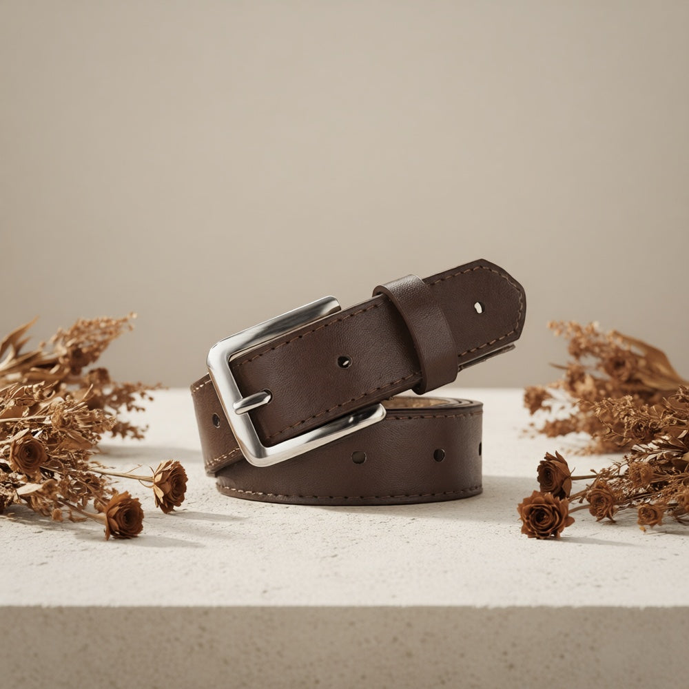 Ceinture à Boucle Classique en Simili Cuir pour Femme Aurore — visuel 10