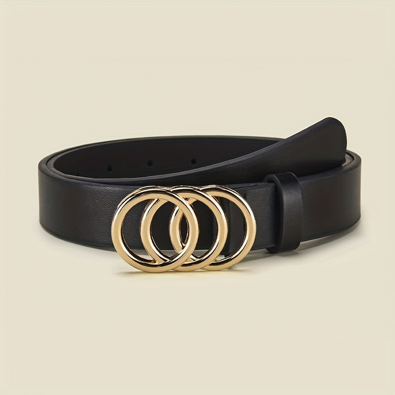 Ceinture à Boucle Classique en Simili Cuir pour Femme Biarritz — visuel 12