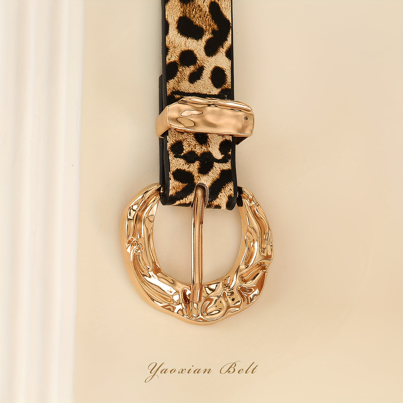 Ceinture à Boucle Classique en Simili Cuir pour Femme Deauville — visuel 2