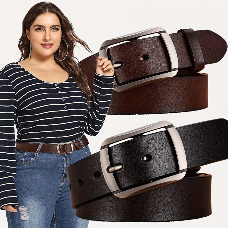 Ceinture à Boucle Classique en Simili Cuir pour Femme Diane — visuel 10