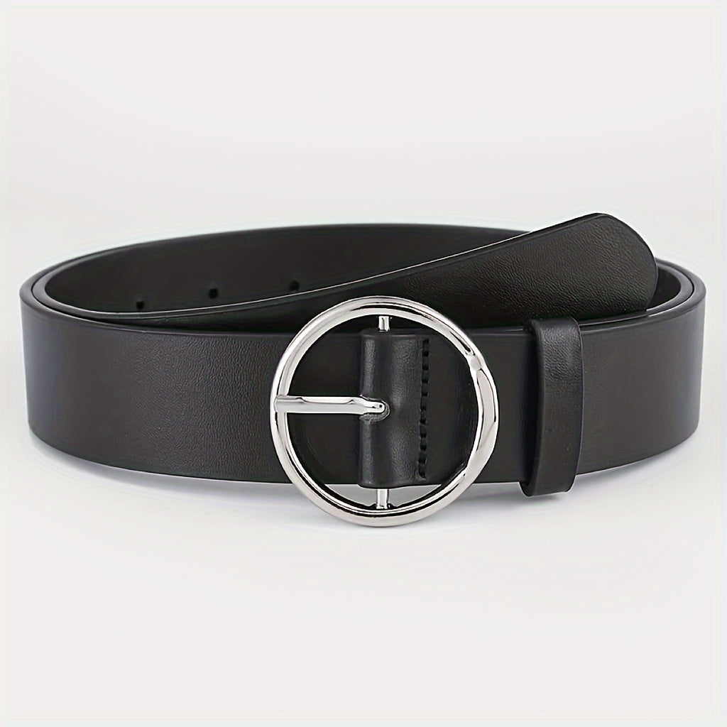 Ceinture à Boucle Classique en Simili Cuir pour Femme Dinard — visuel 1