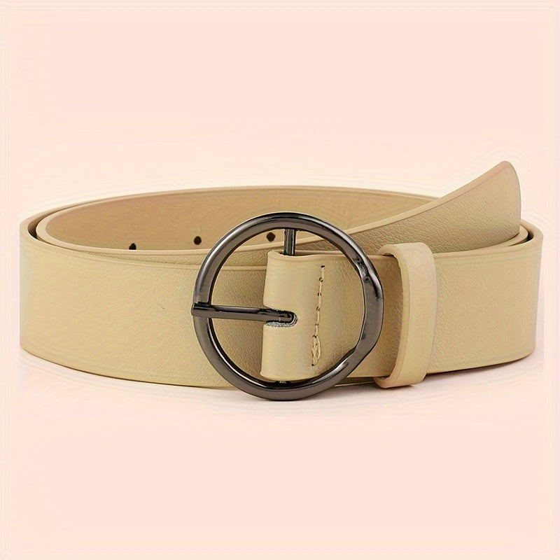 Ceinture à Boucle Classique en Simili Cuir pour Femme Dinard — visuel 2