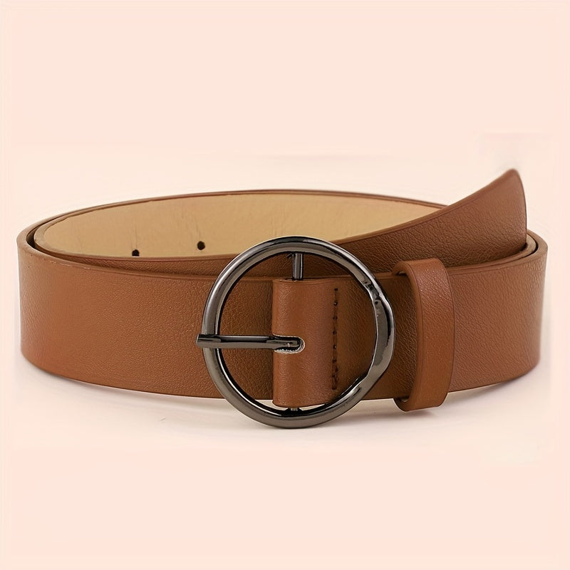 Ceinture à Boucle Classique en Simili Cuir pour Femme Dinard — visuel 4