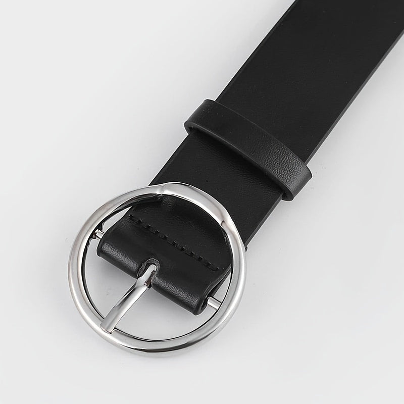 Ceinture à Boucle Classique en Simili Cuir pour Femme Dinard — visuel 6