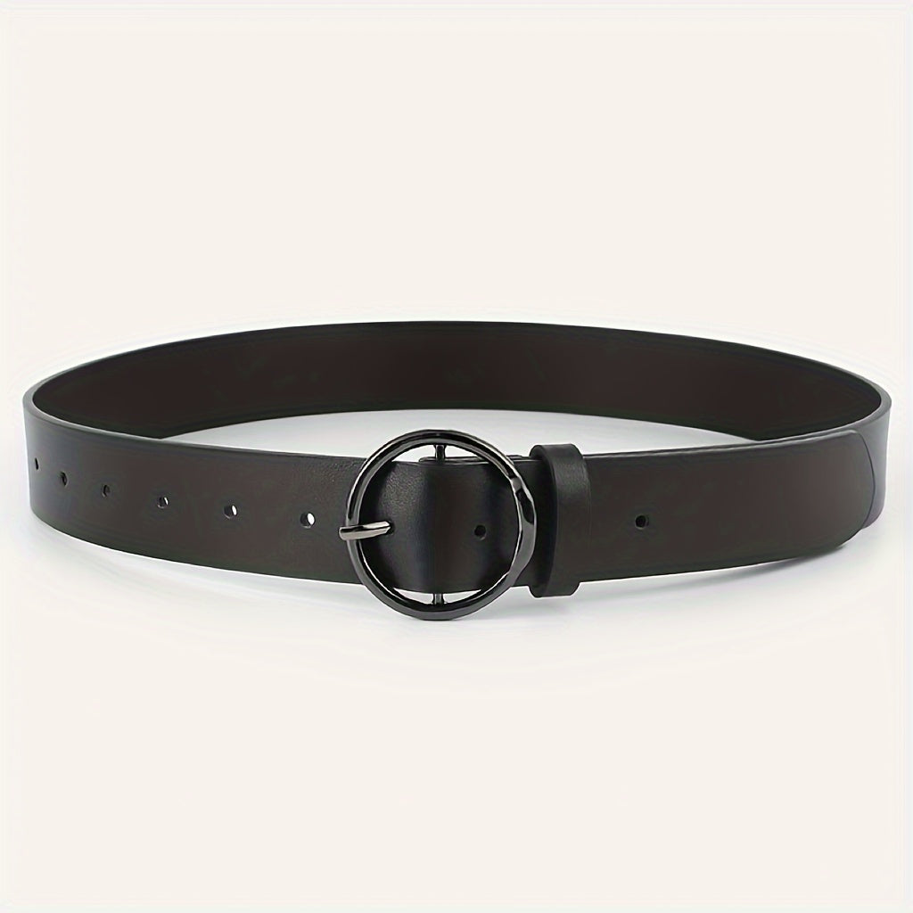 Ceinture à Boucle Classique en Simili Cuir pour Femme Dinard — visuel 9