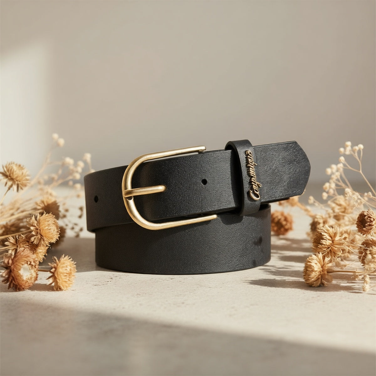 Ceinture à Boucle Classique en Simili Cuir pour Femme Eglantine — visuel 13