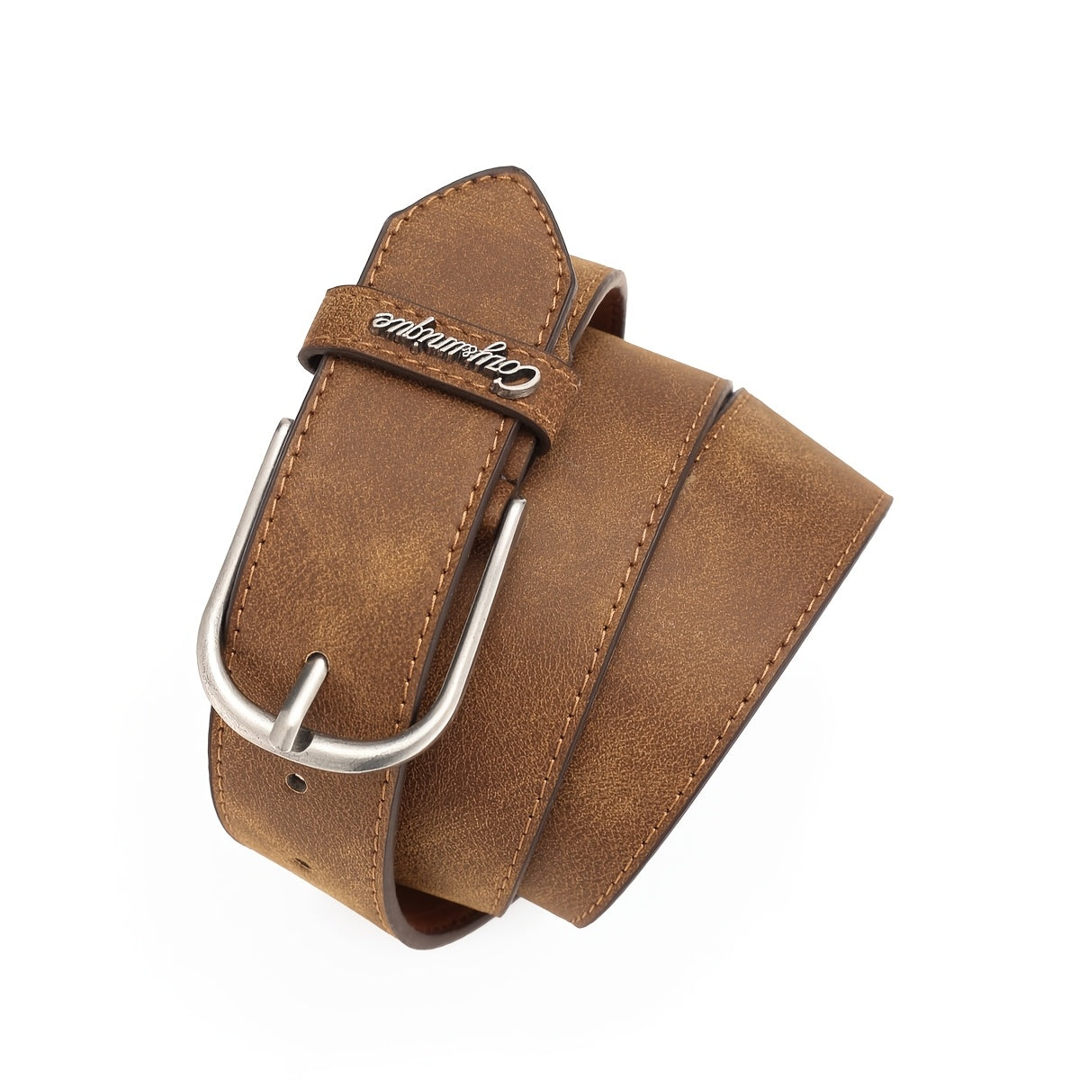 Ceinture à Boucle Classique en Simili Cuir pour Femme Eglantine — visuel 2