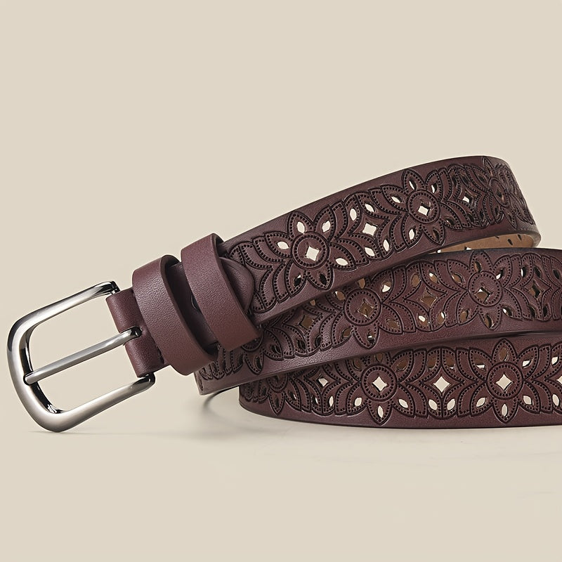 Ceinture à Boucle Classique en Simili Cuir pour Femme Enora — visuel 5